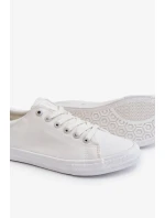 Dámské hladké nízké tenisky Big Star LL274058 Bílé