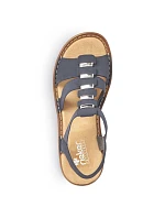 Pohodlné dámské nazouvací sandály Rieker 62850-14 Pohodlné dámské nazouvací sandály Rieker 62850-14