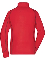 Daiber JN 596 Dámská strukturovaná fleecová bunda 02.0596 red/carbon Daiber JN 596 Dámská strukturovaná fleecová bunda 02.0596 red/carbon