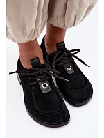 Dámské barefoot polobotky z přírodní semiše D&A CR62-3460 černé Dámské barefoot polobotky z přírodní semiše D&A CR62-3460 černé