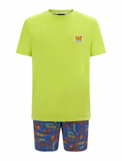 Pánské pyžamo U3GX01K6XN0 P7FJ neon.žlutá- Guess