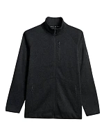 Pánský fleece 4F M443 deep black melange 4FWSS26TFLEM443 20M