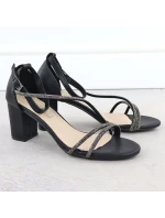 Dámské vestavěné ažurové sandály béžové Sabatina