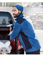 Daiber JN 862 Pánská pracovní bunda pletený fleece - Strong 02.0862 navy/navy Daiber JN 862 Pánská pracovní bunda pletený fleece - Strong 02.0862 navy/navy