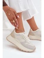 Dámské kožené tenisky Big Star HI-POLY SYSTEM – bílé