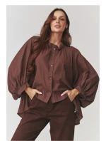 Dámská košile model 221046 Makadamia Dámská košile model 221046 Makadamia