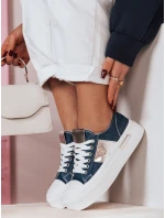 Dámské tenisky na platformě TRENDIS denim FashionStreet ZY0678 Dámské tenisky na platformě TRENDIS denim FashionStreet ZY0678