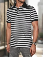 Pánská pruhovaná polokošile bílá FashionStreet PX0642 Pánská pruhovaná polokošile bílá FashionStreet PX0642