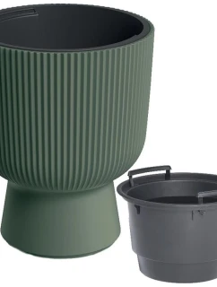 MILLY FLOWER POND ON BASE 30CM GREEN PINA baby