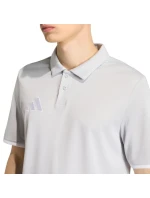 Pánské tričko adidas Entrada 26 Polo šedé JZ6662 pánské Pánské tričko adidas Entrada 26 Polo šedé JZ6662 pánské