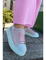 Zdobené sneakersy na platformě GOE RR2N4009 Multikolor Zdobené sneakersy na platformě GOE RR2N4009 Multikolor