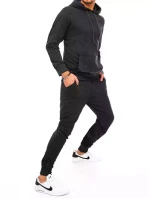 Pánská grafitová tepláková souprava FashionStreet AX0540
