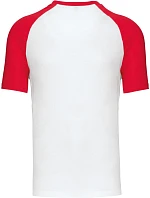 Kariban K 330 Baseballové tričko 20.K330 white/red Kariban K 330 Baseballové tričko 20.K330 white/red