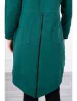 Mikina se zipem na zádech zelená Mikina se zipem na zádech zelená