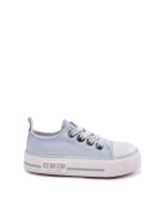 Dětské látkové tenisky BIG STAR KK374073 Modrá Dětské látkové tenisky BIG STAR KK374073 Modrá