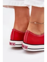 Dámské Nízké Tenisky Big Star DD274A234 Červené