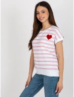 Halenka RV BZ 8619.94 bílá a červená Halenka RV BZ 8619.94 bílá a červená