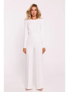 M811 Kombinéza s vycpávkami na ramenou - ecru