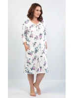 Dámské domácí šaty s tříčtvrtečním rukávem Kristýna Dámské domácí šaty s tříčtvrtečním rukávem Kristýna