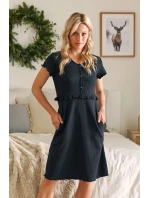 Dámská těhotenská košile 4543 black - Doctornap Dámská těhotenská košile 4543 black - Doctornap