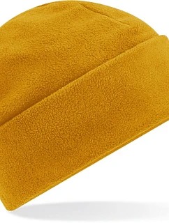 Beechfield B 243R Fleecová čepice s manžetou "Recycled" 53.243R mustard