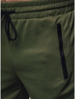 FashionStreet zelené pánské kalhoty UX4471