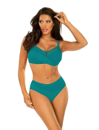 Dámské dvoudílné plavky Fashion 18 S940FA18-10 tyrkysové - Self Dámské dvoudílné plavky Fashion 18 S940FA18-10 tyrkysové - Self