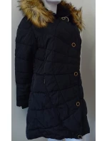 Dámská zimní bunda W703 černá - MHM Dámská zimní bunda W703 černá - MHM