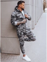 Pánská tmavě šedá tepláková souprava moro FashionStreet AX0623z