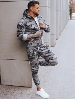 Pánská tmavě šedá tepláková souprava moro FashionStreet AX0623z