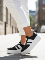 Dámské černé tenisky FashionStreet ZY1395