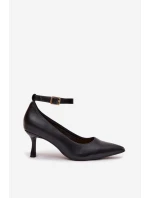 Lodičky s páskem černé Perrine