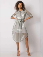 Šaty LK SK 508085.77P šedá Šaty LK SK 508085.77P šedá