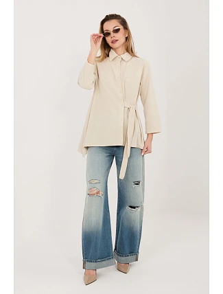 Košile s dlouhým rukávem  model 225891 Rue Paris