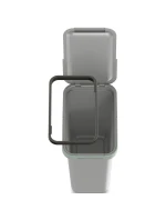 Odpadkové koše 12 l SYSTEMA SORTIBOX SMOOTH GRAY dětské