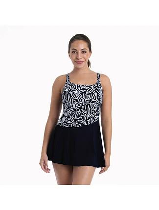 Style Kista Care-jednodílné plavky 6488 marine-bílá - Anita Care