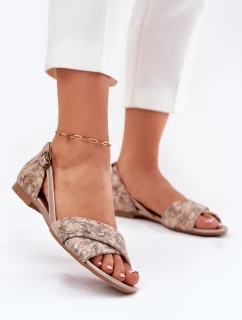 Kožené Sandály S Květinami Maciejka 04614-43 Tmavě Modré