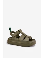 Dámské sandály na platformě zelené Nitavelia Dámské sandály na platformě zelené Nitavelia