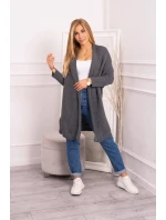 Svetr s netopýřími rukávy grafitový - Kesi Svetr s netopýřími rukávy grafitový - Kesi