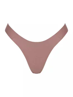 Dámská tanga ZERO Feel 2.0 Tiny tanga - BROWN - hnědé 1141 - SLOGGI