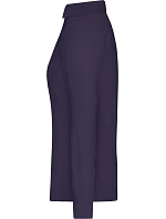 Daiber JN 1371 Popelínová halenka slim fit s dlouhým rukávem 02.1371 deep purple