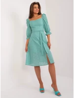 Dámské šaty LK SK 509372.45 mentolové - Lakerta Dámské šaty LK SK 509372.45 mentolové - Lakerta