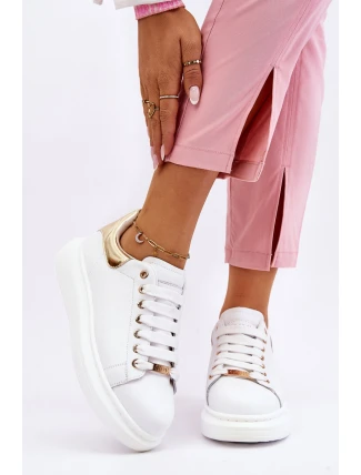 Dámská sportovní obuv GOE LL2N4011 Bílá a zlatá