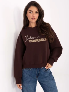 IT BL mikina H2388.28 tmavě hnědá