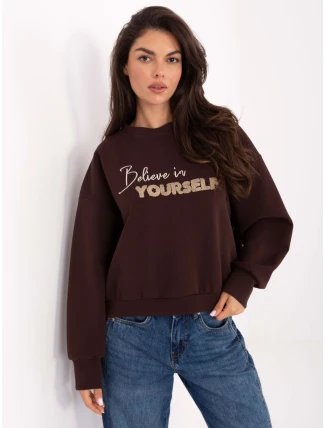 IT BL mikina H2388.28 tmavě hnědá