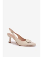 Sandály na podpatku  model 225219 Step in style