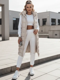 Dámská prošívaná vesta GANTINI bílá FashionStreet TY5488