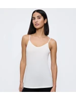 Beauty Layers Spaghetti Top Wool - WHITE - TRIUMPH WHITE - TRIUMPH