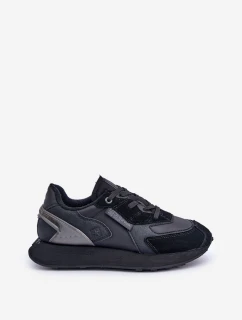 Kožené Pánské Tenisky Big Star OO174297 Hi-Poly System Černé