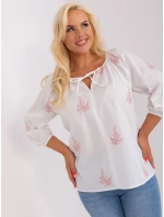 Halenka LK BZ 509324 1.81P bílá a růžová Halenka LK BZ 509324 1.81P bílá a růžová